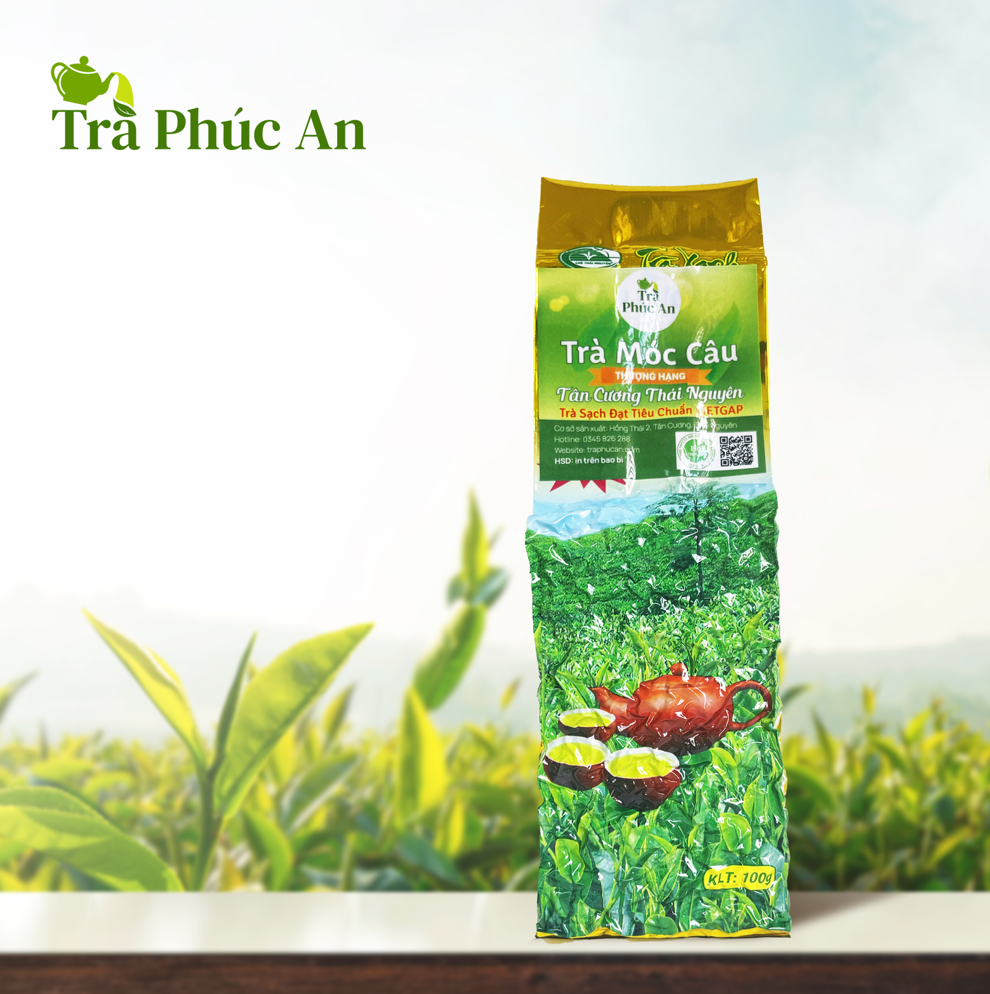 Phúc An Trà Móc Câu Thượng Hạng 100g